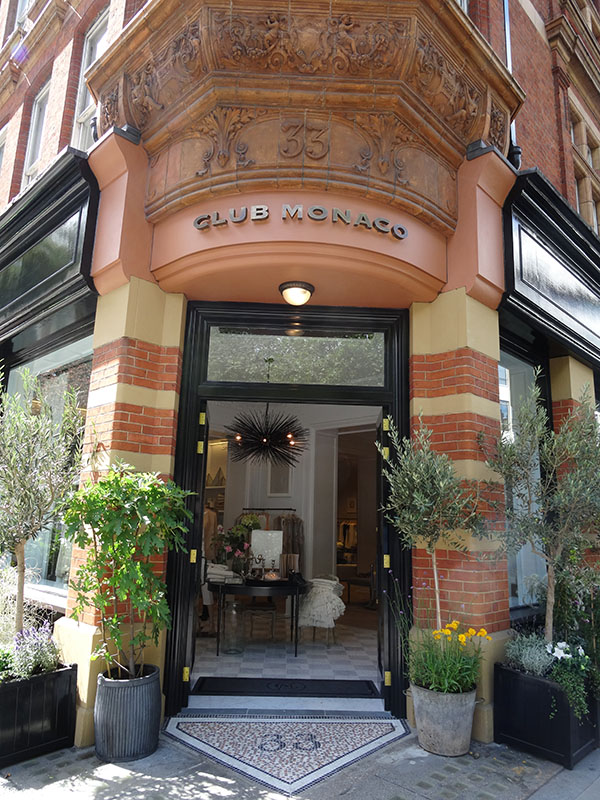 Club Monaco, Sloane Square, London The Great Northern Tiling Company Ltd