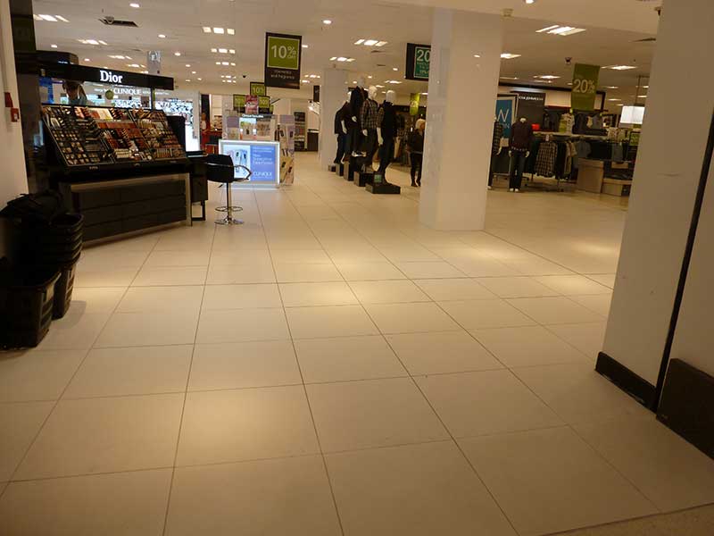 Case Study: Debenhams County Mall, Crawley | The Great Northern Tiling ...