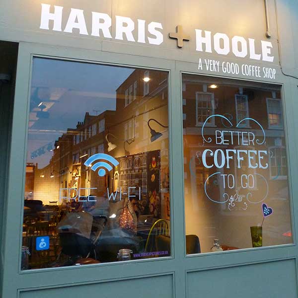 Harris and Hoole, Coffee Shop, High Street, London The Great