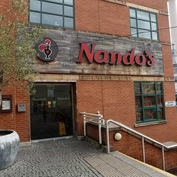 Nando’s, Queen Square, Liverpool – The Great Northern Tiling Company Ltd